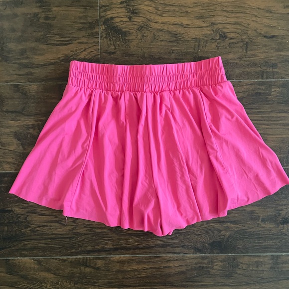 Altar'd State AS revival hot pink size medium althletic flowy shorts - Picture 3 of 4